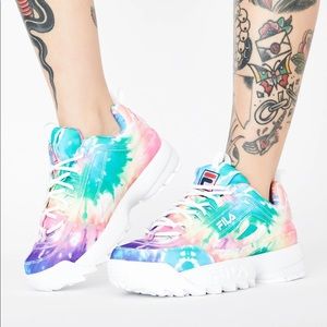 Fila Tie dye disruptor 2 sneakers